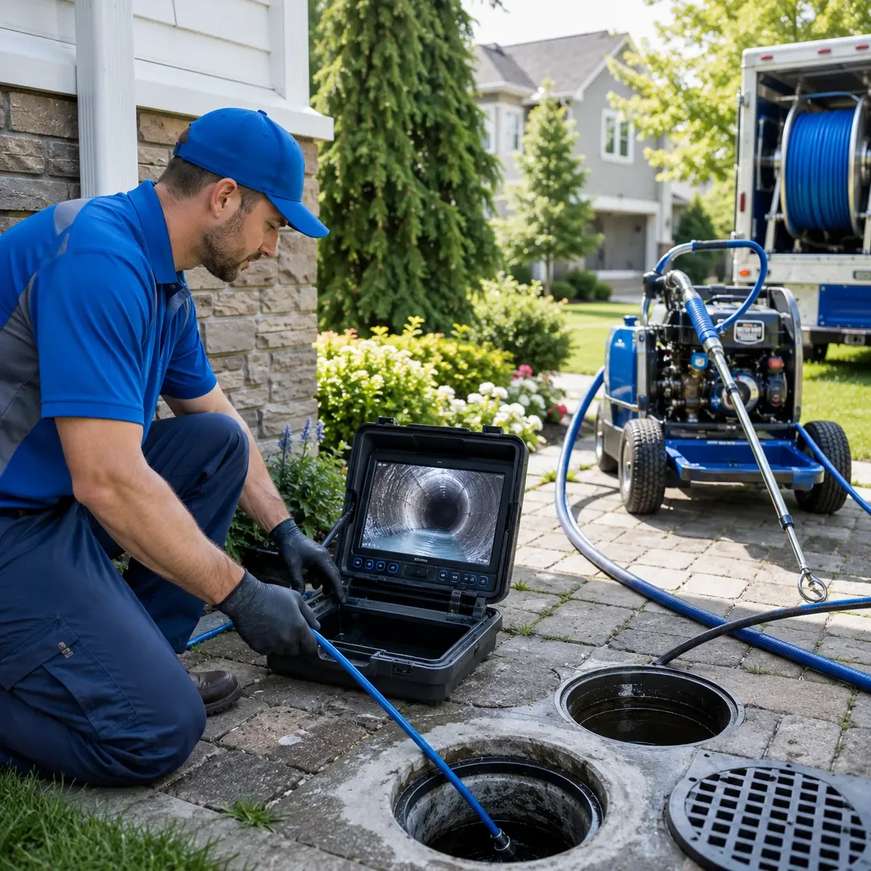 Outdoor drain cleaning professionals serving Stinnett, TX