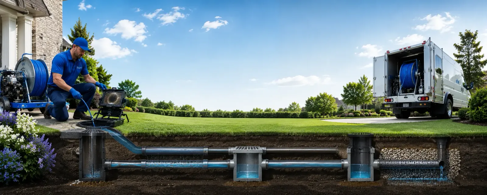Outdoor drain cleaning information for Stinnett, TX